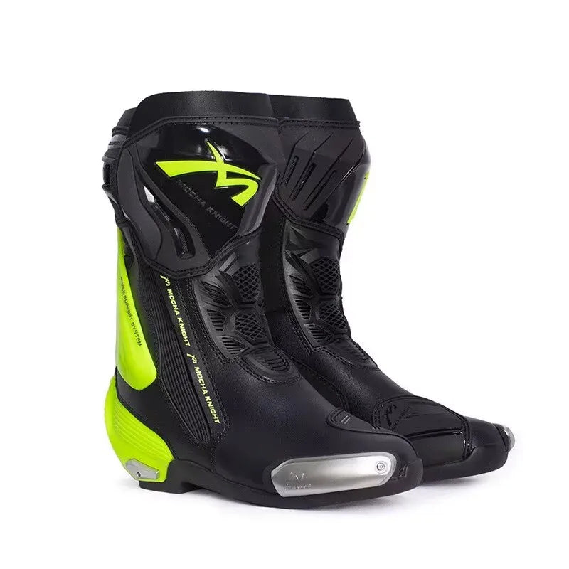 BENKIA Mocha Motorcycle Track Riding Boots CE Certification Professional Racing Botas BENKIA Waterproof Boots High Quality SH109