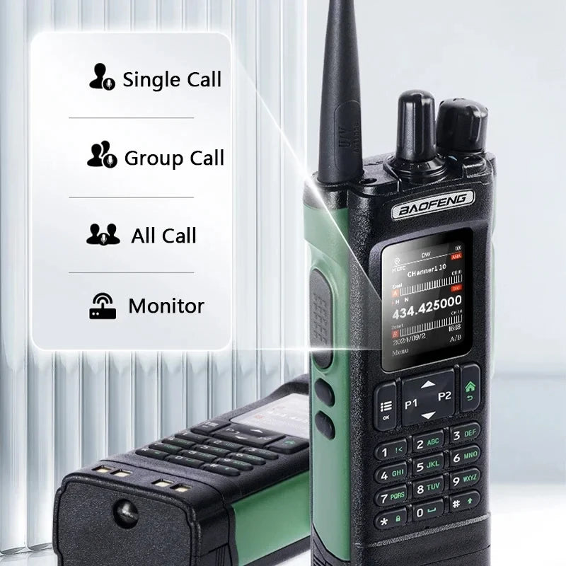 Transparent  Baofeng Radio Dm - 32Uv Dmr Digital Wireless Machine With Aes256 Encryption For Long - Range & Secure Contact
