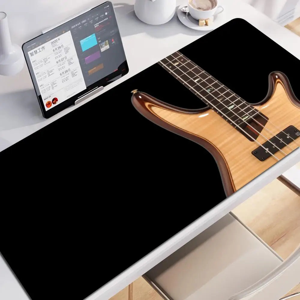 Large Mouse Pad .Mousepad Fender Guitar Gamer Keyboard Mat Game Mats Office Accessories Mausepad Gaming Computer Table Stitch