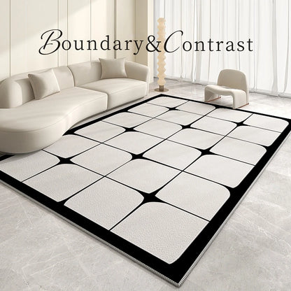 Light Luxury Living Room Decoration Plush Rug Cream Style Rugs for Bedroom Home Fluffy Soft Mat Cloakroom Large Area Carpet
