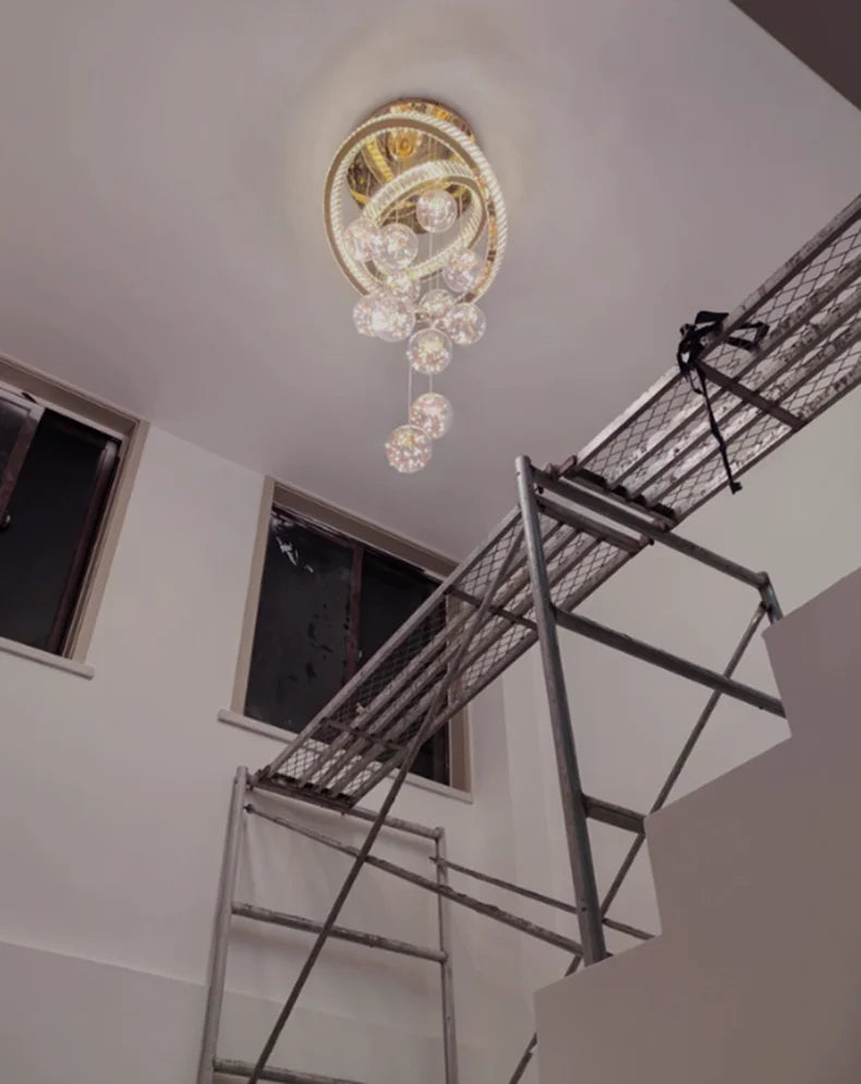 Home decorationPendant lights, luxury crystal living room chandelier, bedroom Pendant lamp, ceiling light, indoor lighting