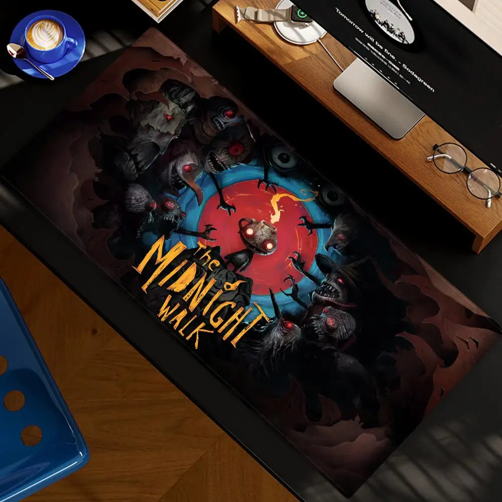 The M-Midnight Walk Mouse Pad XXL Computer Accessories Large Keyboard Laptop Table Pad The New Product Gamer Gaming