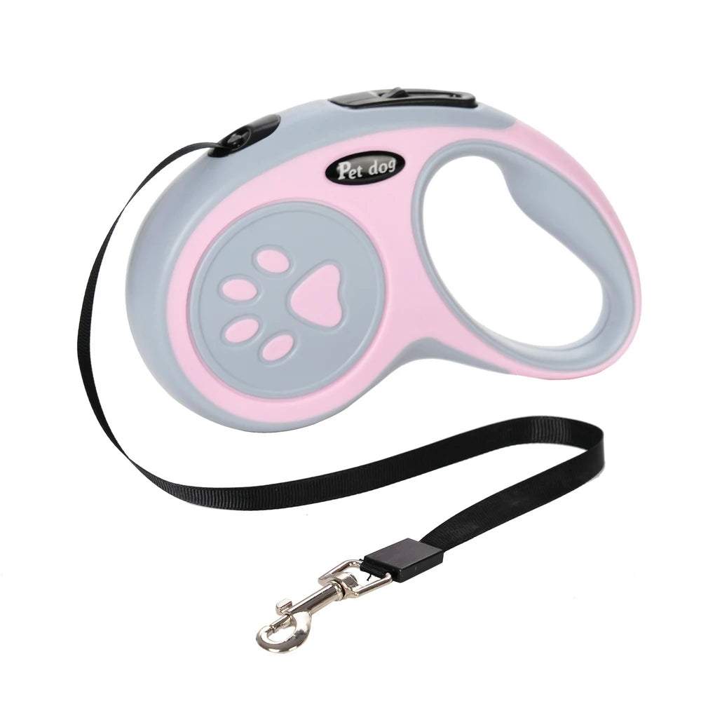Automatic Retractable Dog Leash 3M/5M Strong Traction Rope with Anti-Slip Handle for Puppy Small Medium Dogs Cat Outdoor Walking