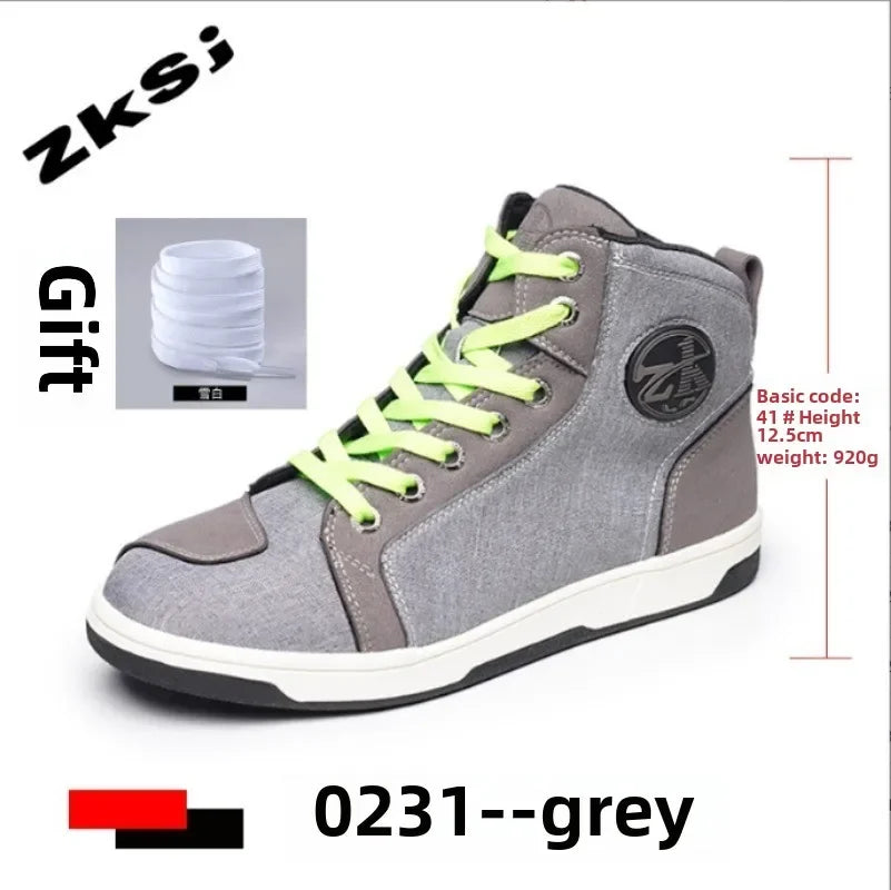 Hot Motorcycle Boots Motos Riders Protective Boots Waterproof Non-slip Motocross Mountain Racing Shoes Casual Shoes