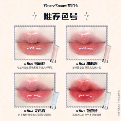 Flower Knowledge Swan Ballet Eyeshadow Lip Glaze Angel Lipstick Midsummer Night Blush Grooming Plate Set
