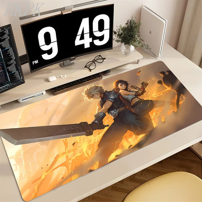 Large Game FINAL FANTASY IX Mouse Pad XXL Mouse Pad For Home Office Waterproof Deskmat Computer Mouse Pad Keyboard Mat