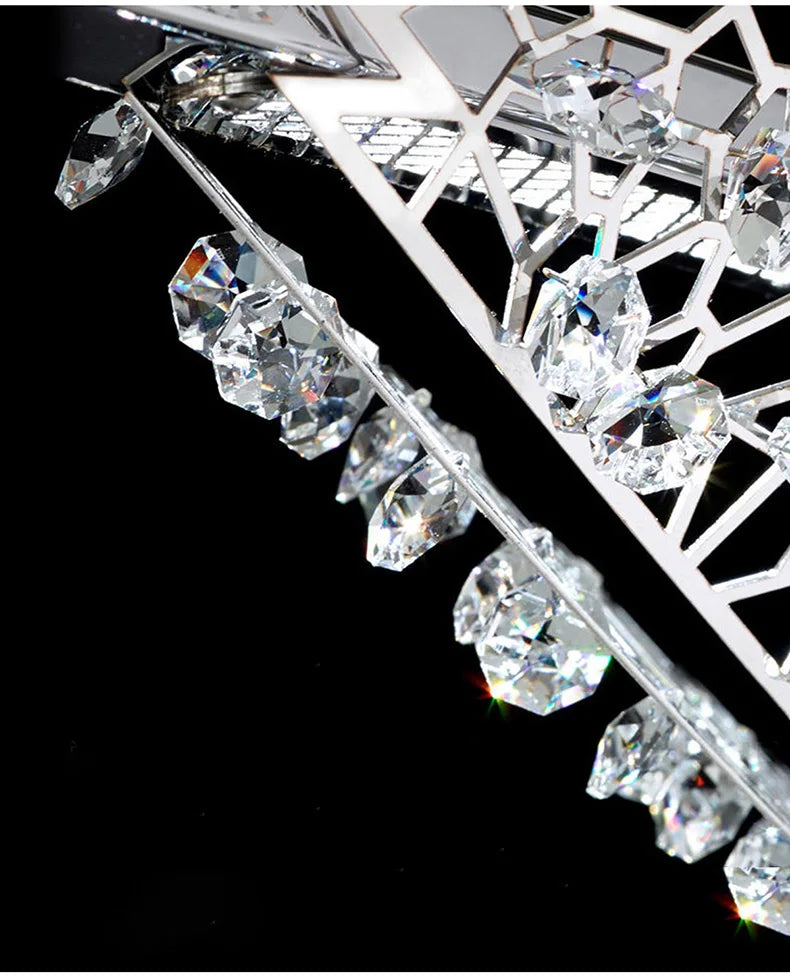 Luxury Crystal Chandeliers Pendant Light Led Chandelier Ceiling Lights Home Decor Items Dining Table Light Ceiling Hanging Lamp
