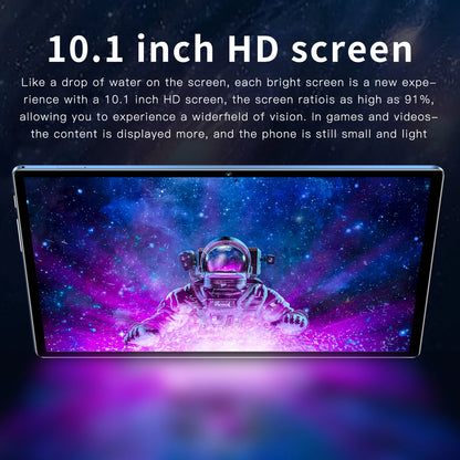 New 10.1 Inch Tablet Android 13, 4GB RAM 64GB ROM, Dual SIM, Rear and Front Cameras, 6000MAH, Children's Gift Tablet