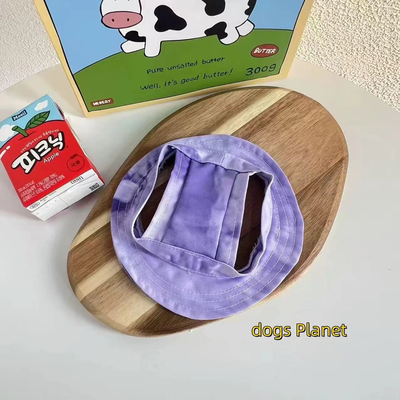 Wiener Dogs Sunscreen Hat Outdoor Hat Ear Holes Adjustable Cap for Badger Dogs Breathable Cool Hat for Small Media Dogs