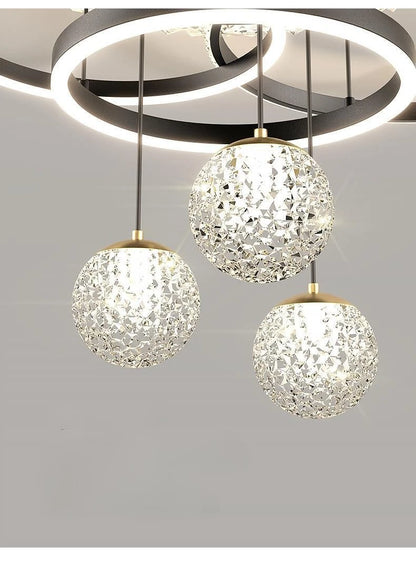Modern Luxury LED Ceiling Chandeliers Lamps Design Creative Suspension Pendant Lights Home Decor Items Living Room Bedroom Villa