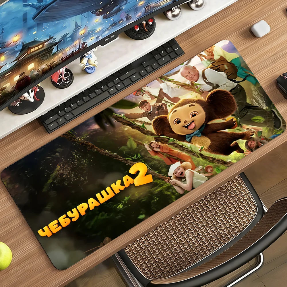2026 Movie Cheburashka 2 Mouse Pad Non-slip Rubber Computer Mat Gamer Balance Decoracion Deskmat Laptop Office Large