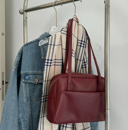 CGCBAG Vintage Designer Luxury Women Tote Bag Casual Lage Capacity Female Shoulder Bag High Quality PU Leather Ladies Handbags