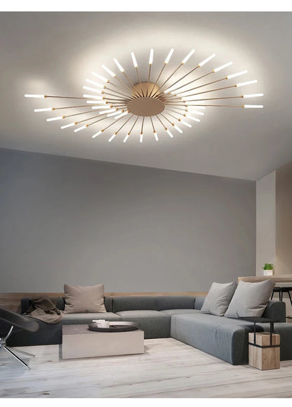 Modern Firework s Led Ceiling Lamp Creativity Living Dining Room Ceiling Chandelier Home Lighting Bedroom Light Luster Luminaire