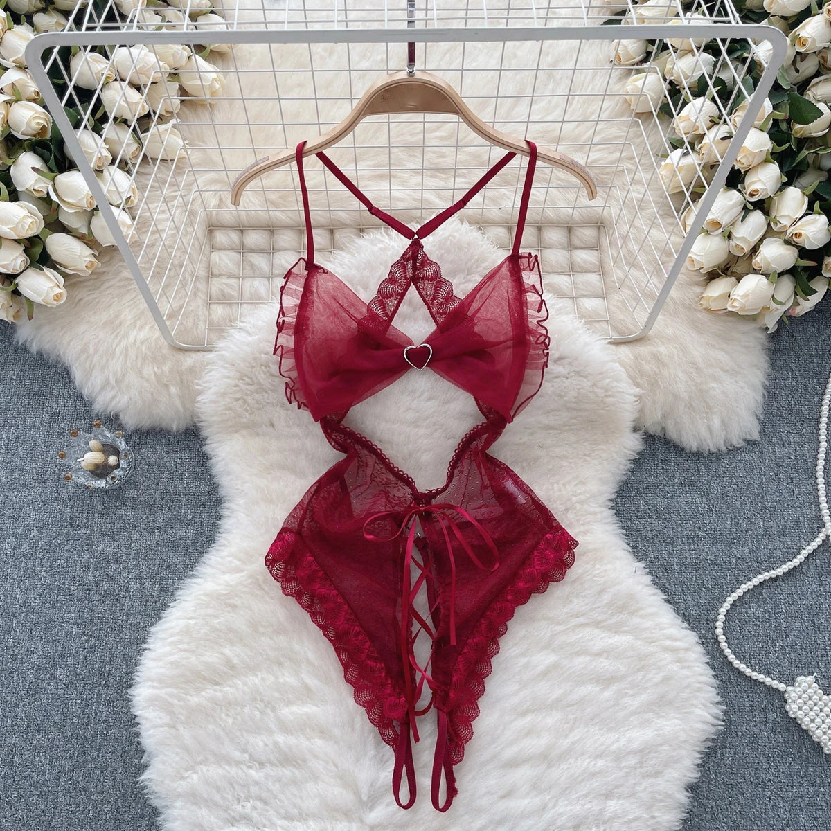 Woman Lace Splice Hollow out Design Women's Bodysuit Base Layer Small Vest High Waist Straight Tube Fashion Sexy Bodysuit New