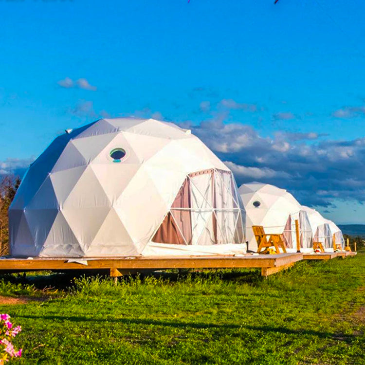Transparent Geodesic Dome Tent, Luxury Igloo Greenhouse House Clear Bubble Dome Shelter for Backyard Garden Outdoor Activities