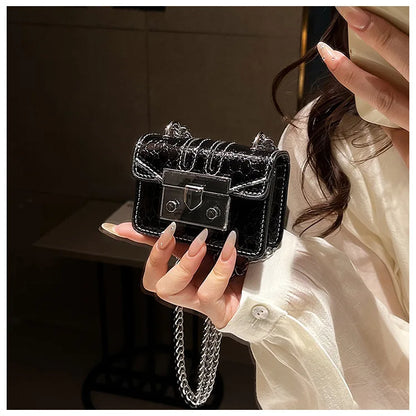 Chain Female Bag Mini Summer Crossbody Bags for Women Fashion Luxury Designer Handbag Women's 2025 Trend Woman Shoulder Purse