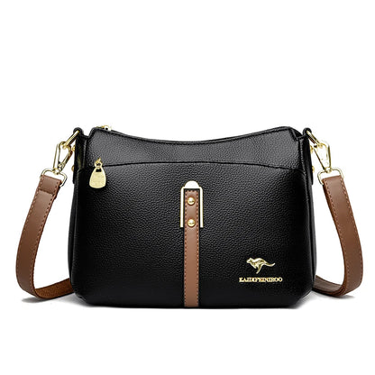 Genuine High Quality Soft Leather Women's Handbag Trend Designer Female Crossbody Bag Casual Shoulder Messenger Handbags 2025