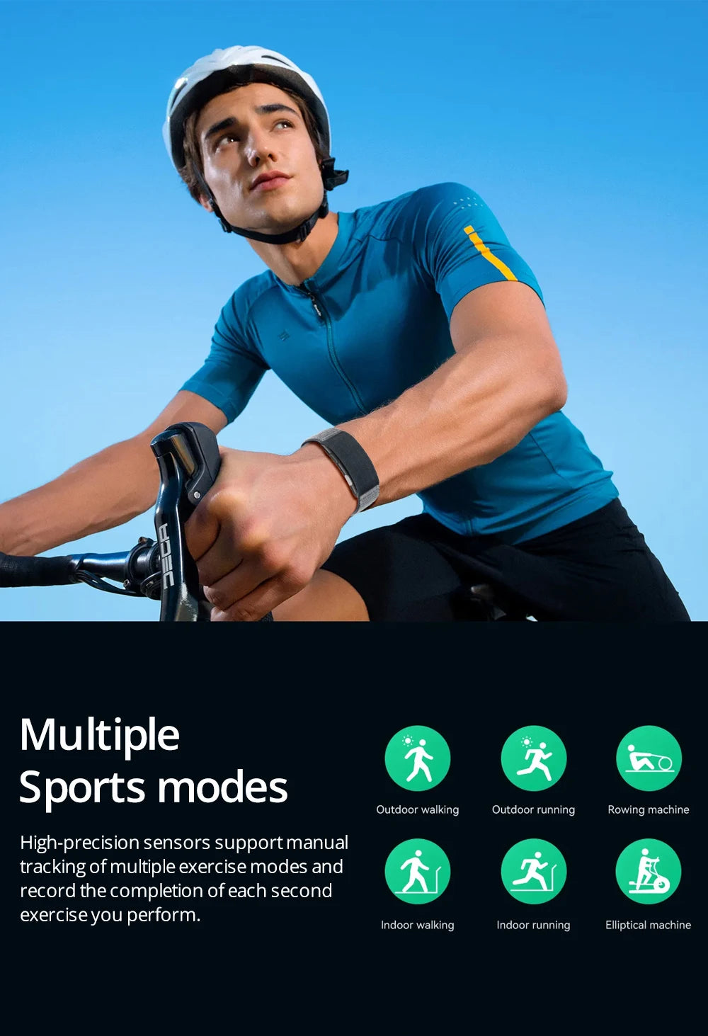 VALDUS VITRO ECG Smart Bracelet Heart Rate Blood Pressure Waterproof Long Battery Life Fitness SOS 2026 New NO Screen Smartwatch