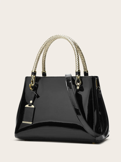 Faux Leather Handbags for Woman 2026 Luxury Bags Designers Evening Party Handbag Ladies Bag Wine Rose Red Navy Pink Beige Black
