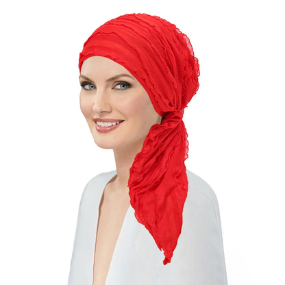 2026 New Women Muslim Inner Hijab Hat Ruffle Caps Headscarf Turban Head Wrap Bonnet Chemo Cap Headwear Turbante Mujer