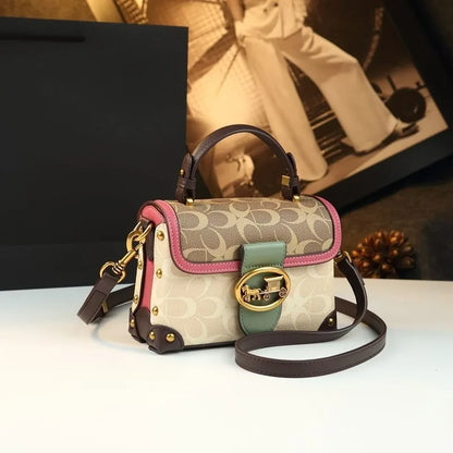 A New 2025 Stylish and High-End Box Bag with a Niche Design and Luxurious Women's Bag, a Single-Shoulder Crossbody Bag