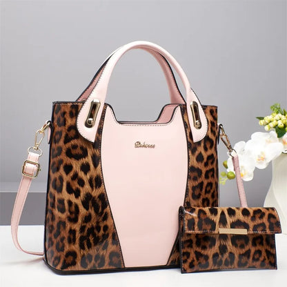 New Patent Leather Handbag Banquet Dress One-shoulder Cross-body Bags Large-capacity Female Daily Design Totes Shopping Bag