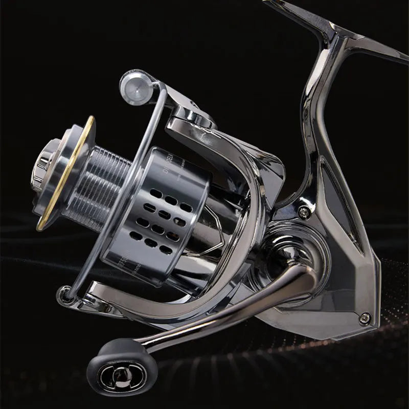 2026 New Spinning Fishing Reel All Metal 5.2:1 Speed ratio Max Drag 15KG Left/Right Interchangeable Suitable Any Body of Water