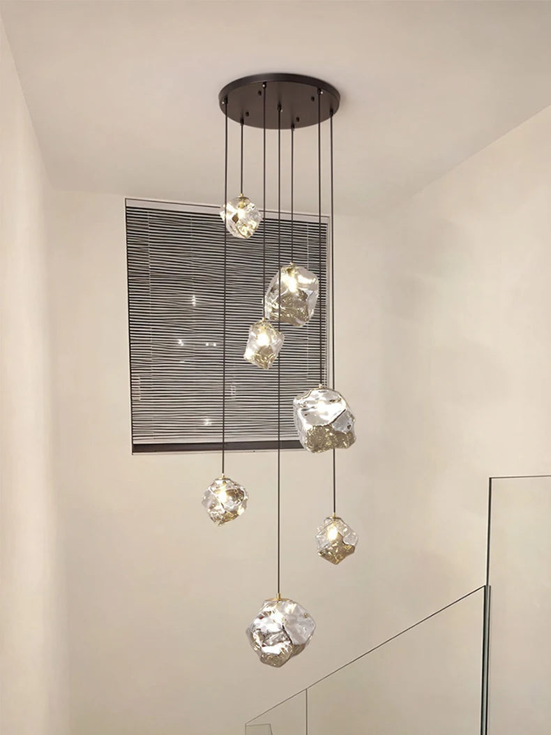 Modern Stair chandelier Pendant lights indoor lighting Ceiling lamp hanging light led Chandeliers for living room indoor lightin
