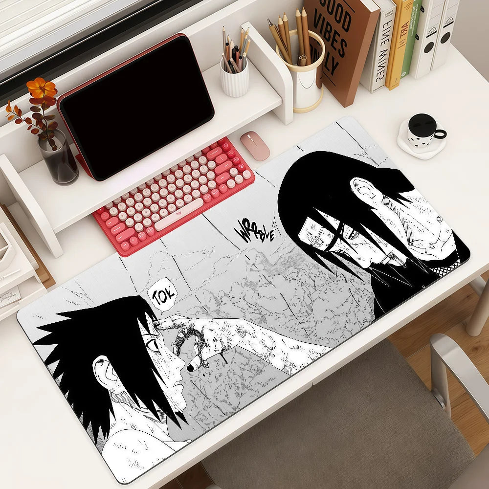Adventure Anime N-NARUTO Mouse Pad Square Office Gaming Desk Mat Waterproof Non-Slip Rubber Decorative