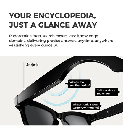 M01 Smart Glasses Video Recording Camera Sunglasses AI Translation Technological Gadgets Sports VR Headphones for Man Woman 2026