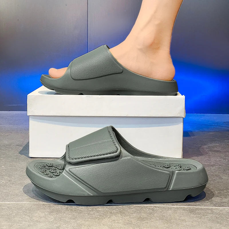 Outdoor Sandals Beach Casual Shoes New Summer Men Massage Slippers Sides Indoor Soft Sole Slides Men Flip-flops Men's Footwear