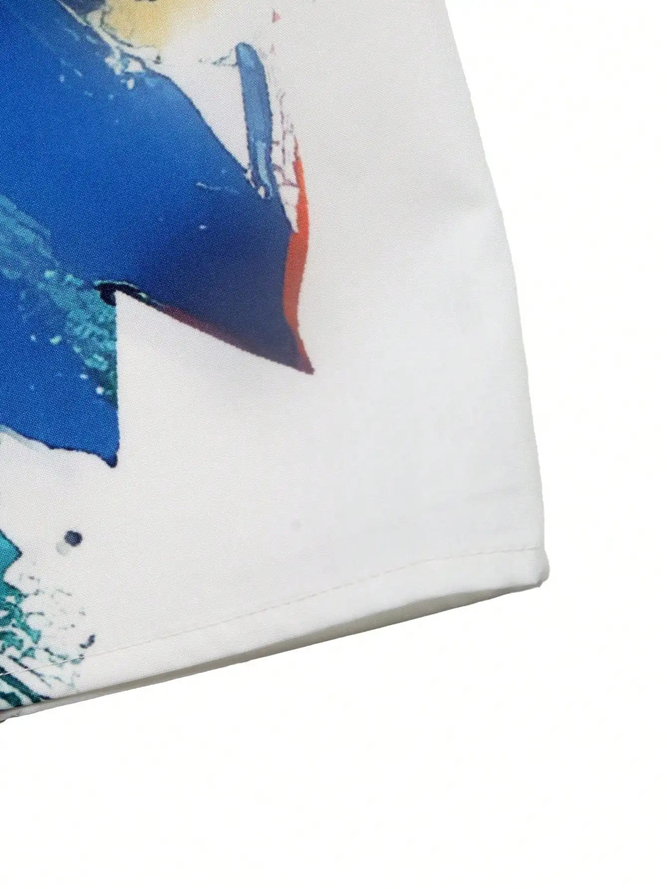 Balvessa Women's Designer Fashion Graffiti Print One Shoulder Fitted Elegant Dress Vacation White Summer