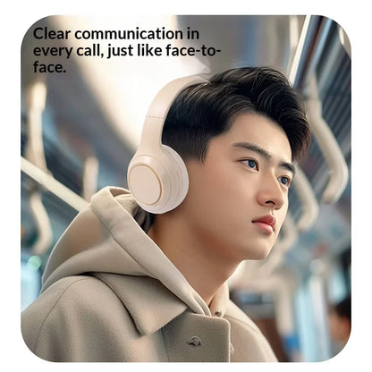 Lenovo Bluetooth 5.3 Earphones Over-ear Foldable Computer Wireless Headphones Gaming Headset 360° Stereo Sound Headset Original