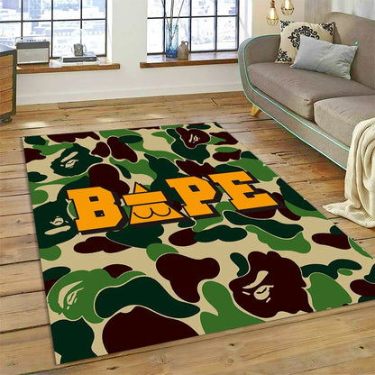 3D Printing B-BAPE Fashion Carpet Rug for Bedroom Living Room Home Sofa Decoration,Children Game Large Decor Floor Mat Gift