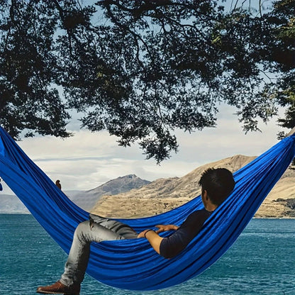 1Set Hammock with Straps and Storage Bag Suitable for Beach Picnics, Hiking,Lightweight and Durable Outdoor Lounge Chairs,Swings