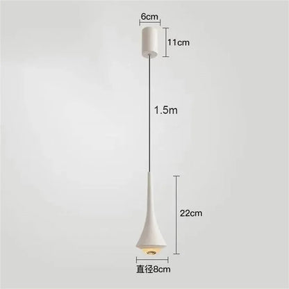 Luxury Waterdrop Bedroom Bedside LED Pendant Lights Kitchen Island Bedroom bar Table Dining Room Hanging Light Home Chandelier