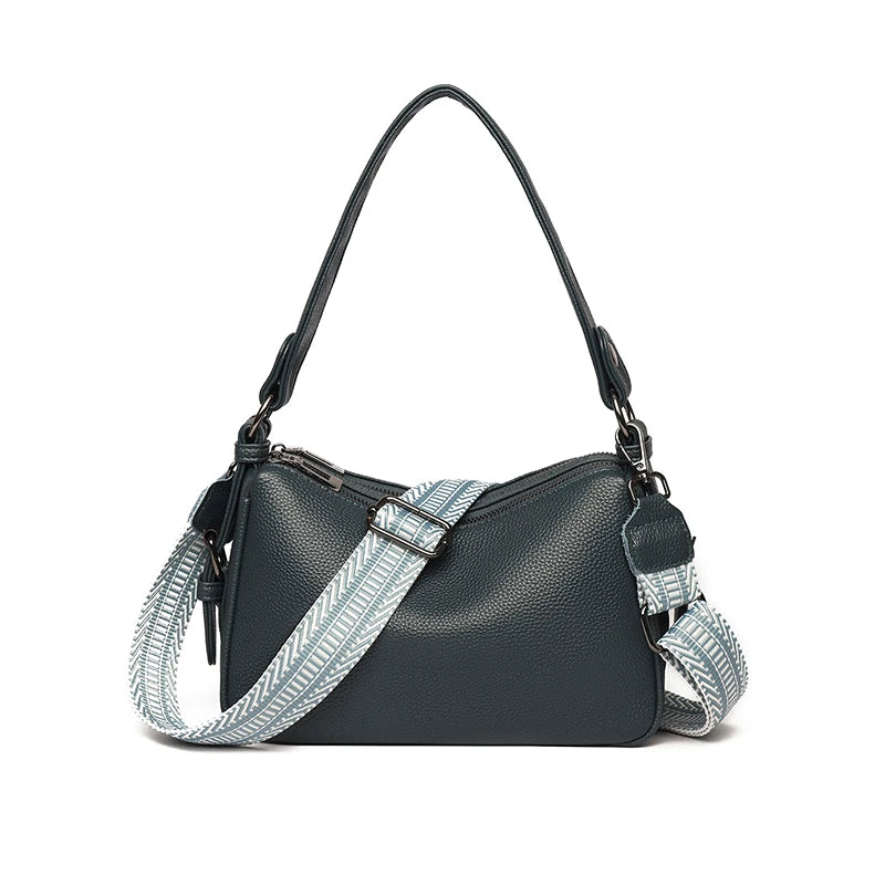 100% Genuine Cow Leather Luxury Handbags Women Bags Designer Ladies Crossbody Shoulder Bags for Women Top Quality Sac A Main New