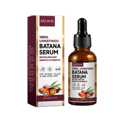 EELHOE Natural Batana Oil Deep Moisturizing Smooth Thick Hair Growth Shampoo and Conditioner for Damaged Hair Keratin Treatment