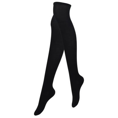 RMSWEETYIL Thigh High Socks for Women Cute Sexy Goth Lolita Over The Knee Socks Cotton Long Tall Knee High Stockings