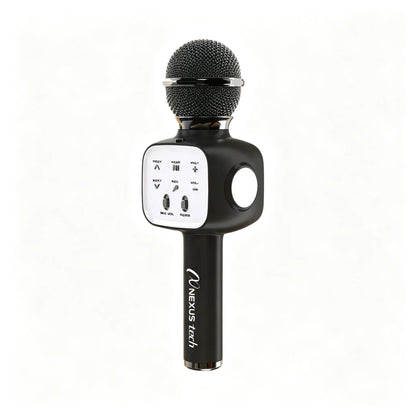 Wireless Bluetooth 5.2 Karaoke Microphone Portable Speaker Voice Changer RGB LED Premium Party Entertainment Singing Machine TWS Kids Adults Gift