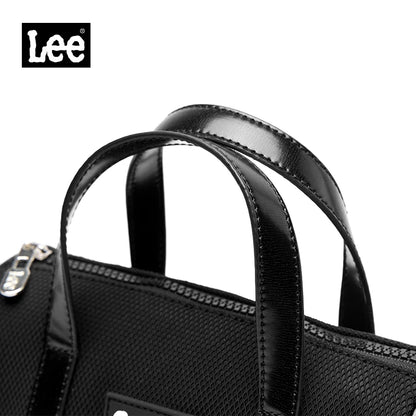 LEE Mini Classics Black Ladies Handbag Shoulder Bag Women Oxford Leather Strap Casual Small Travel Crossbody Bag Phone Pack