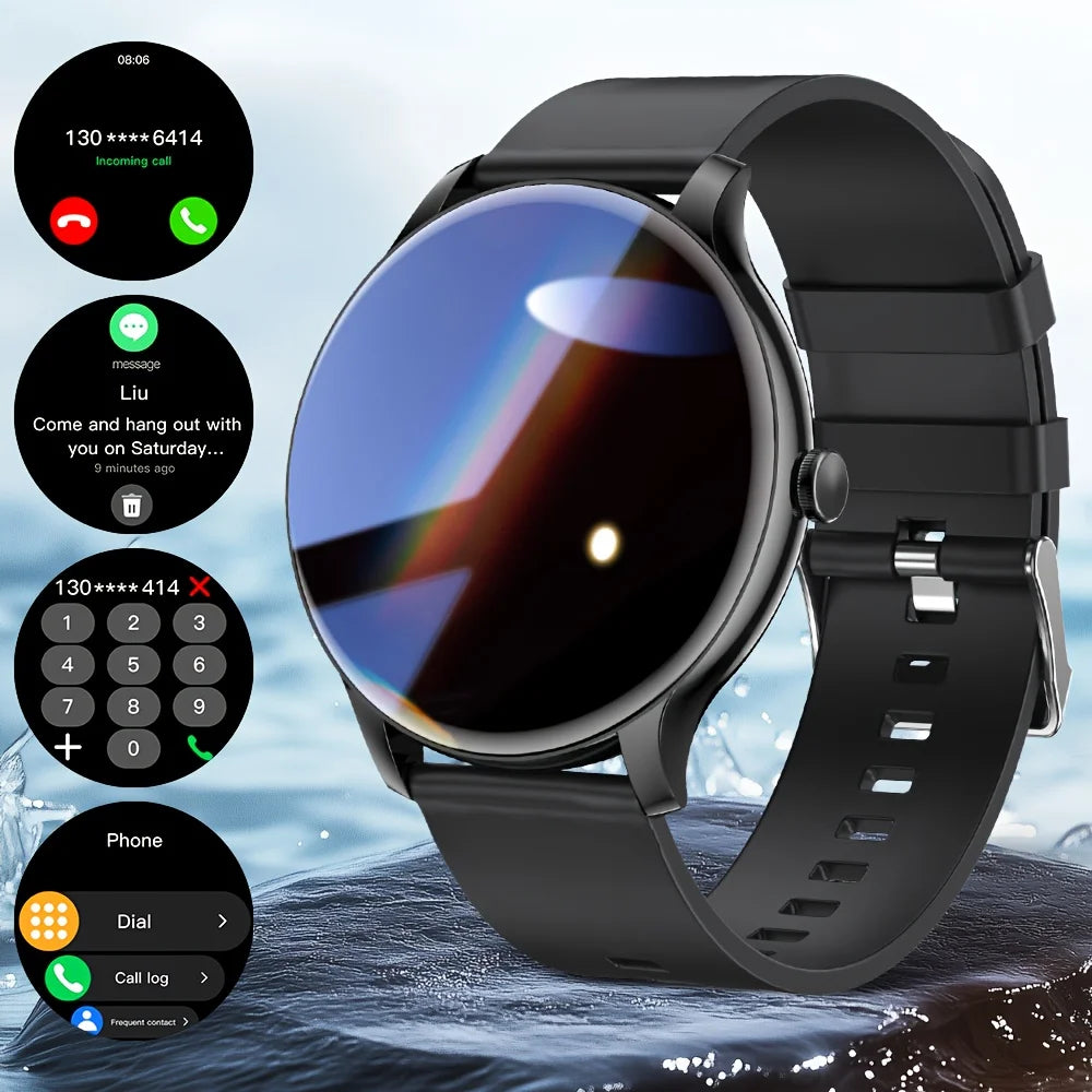 2026 New Smart Watch 1.52" HD Display Bluetooth Call Fitness Tracker Heart Rate Monitor Remote Camera Music Control Gift Sport