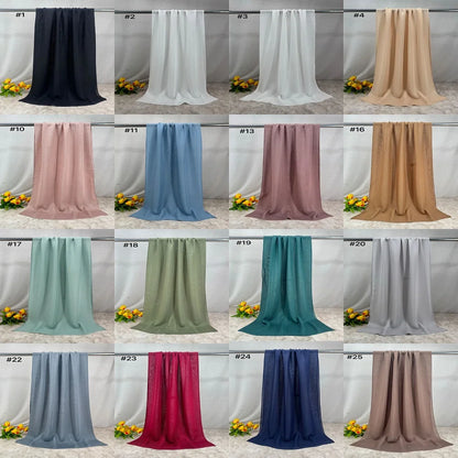 Mini Modal Hijab with Undercap Set Basic Stretchy Pullover Headscarf Thin Breathable Sunscreen Head Wrap Hijabs Scarf 165*50cm