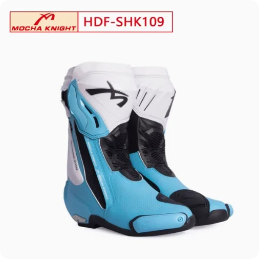 Riding Boots, Motorcycles, All Season Waterproof Riding Shoes, Off-Road Competitive Track Motorcycles, Men's and Women's Styles