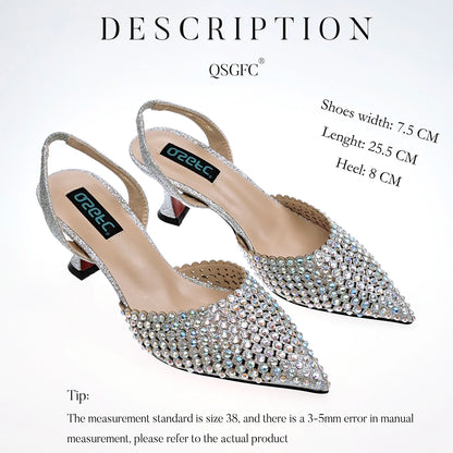 PM New Arrival Nigerian New Trending Cutout Style Navy Blue Elegant Women's Shoes and Party Wedding Bag