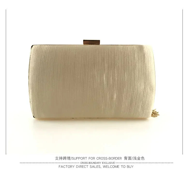 2024 New Fashion Women Evening Bags Tassel Ladies Clutch Purse Shoulder Chain Wedding Party Handbags Bags
