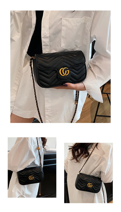 2026 Light Luxury Fashion Women'S  Shoulder Crossbody Bag Niche New Underarm Bag Fashionable Chain Bag Handbag Bag For Women