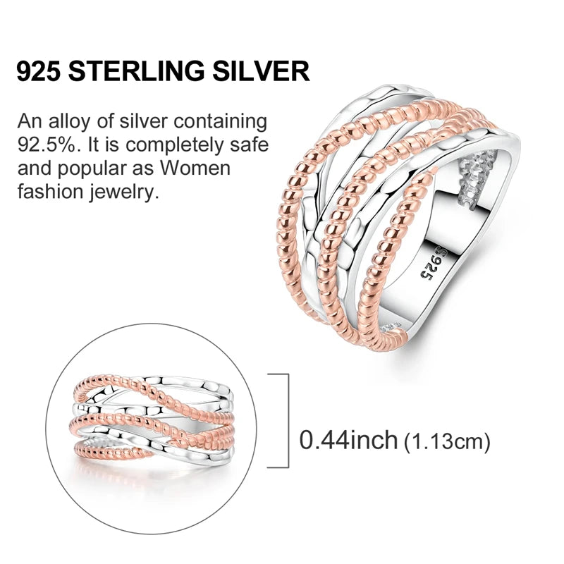 Original 925 Sterling Silver Ring Sun Star Moon Love Bowknot Sunflower Ring For Women Wedding Anniversary Ring Jewelry Gift