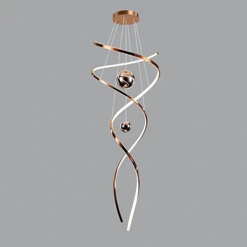 Modern home decor led lights pendant light lamps forstaircase Chandeliers for living room hanging light indoor lighting