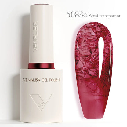 Venalisa 10ml HEMA TPO Free Red Cat Eye Gel Polish Soak Off UV LED Magnetic Nail Polish Diamond Top Long Wear Gel Varnish